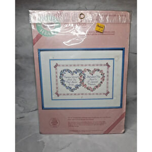 Dimensions From The Heart Counted Cross Stitch Kit Between Hearts of Friends